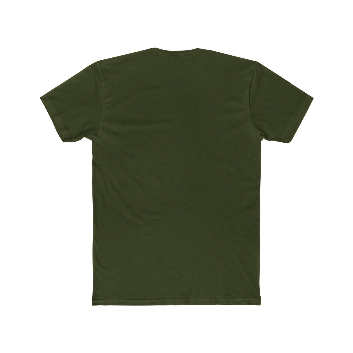 Money's Just Paper graphic tee on Military Green shirt — Tellin You That's Me
